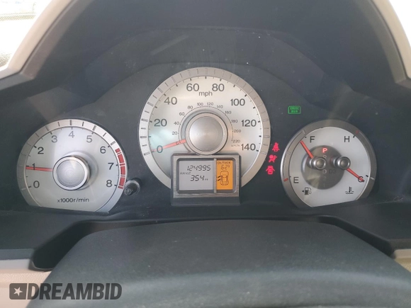 2011 Honda Pilot EX with VIN 5FNYF4H42BB081359, listed as a Copart auction lot 48588345 with 124,995 mi miles and Clean Title. Bid and sale history available at DreamBid. Image 9.