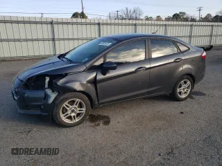 2018 Ford Fiesta SE with VIN 3FADP4BJ1JM125104, listed as a Copart auction lot 48931435 with 105,444 mi miles and Salvage Title. Bid and sale history available at carsss.com. Image 1.
