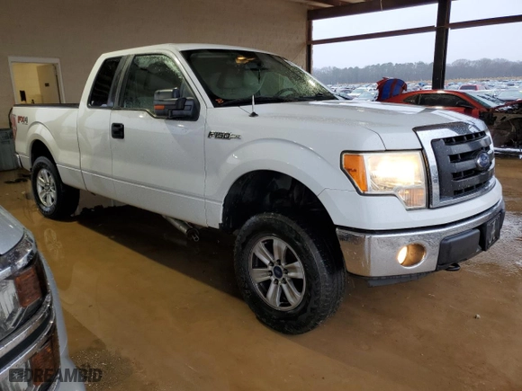 2009 Ford F-150 STX with VIN 1FTRX14879KB12191, listed as a Copart auction lot 86834684 with 209,401 mi miles and Salvage Title. Bid and sale history available at carsss.com. Image 4.