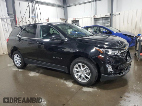 2021 Chevrolet Equinox LT with VIN 3GNAXUEV8ML340007, listed as a Copart auction lot 55551695 with 57,063 mi miles and Salvage title. Bid and sale history available at DreamBid. Image 4.