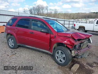 2005 Chevrolet Equinox LS with VIN 2CNDL13F056172893, listed as a IAAI auction lot 41503181 with 153,641 mi miles. Bid and sale history available at carsss.com. Image 1.