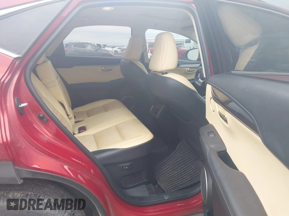 2015 Lexus NX with VIN JTJYARBZ6F2018481, listed as a IAAI auction lot 41934756 with 222,292 mi miles and . Bid and sale history available at carsss.com. Image 8.