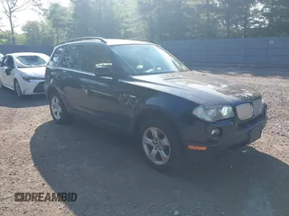 2007 BMW X3 3.0si with VIN WBXPC934X7WJ01095, listed as a IAAI auction lot 42596666 with 169,793 mi miles and . Bid and sale history available at DreamBid. Image 1.