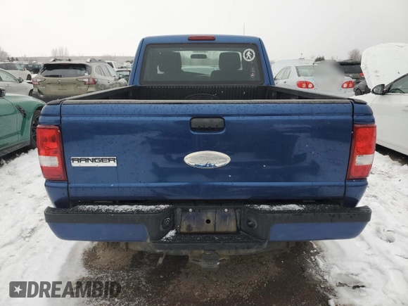 2010 Ford Ranger XLT with VIN 1FTKR4EEXAPA11364, listed as a Copart auction lot 87442744 with 132,229 mi miles and Salvage Title. Bid and sale history available at carsss.com. Image 6.