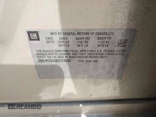 2014 Cadillac XTS Premium with VIN 2G61P5S33E9157607, listed as a IAAI auction lot 42004612 with 111,047 mi miles and . Bid and sale history available at DreamBid. Image 9.