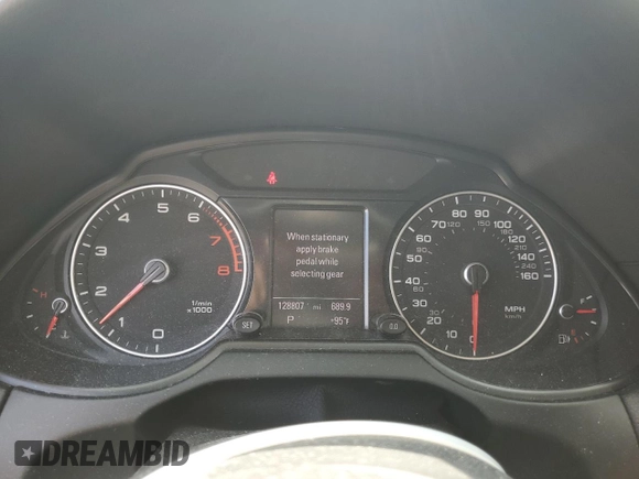 2013 Audi Q5 Premium Plus with VIN WA1DGAFPXDA054231, listed as a Copart auction lot 64730575 with 128,807 mi miles and Salvage title. Bid and sale history available at DreamBid. Image 9.