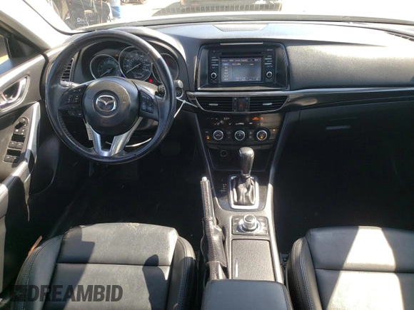 2015 Mazda 6 i Touring with VIN JM1GJ1T52F1216136, listed as a Copart auction lot 54016345 with 106,883 mi miles and Salvage Title. Bid and sale history available at carsss.com. Image 8.