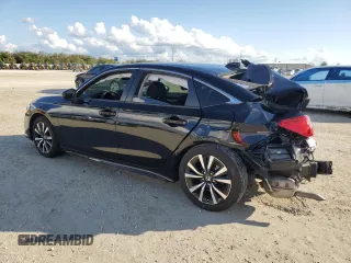 2023 Honda Civic Sedan EX with VIN 2HGFE1F78PH322785, listed as a Copart auction lot 87103264 with 19,165 mi miles and Non Repairable. Bid and sale history available at carsss.com. Image 2.