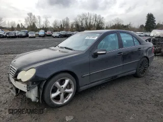 2006 Mercedes-Benz C 230 Sport with VIN WDBRF52H16F766913, listed as a Copart auction lot 42651805 with 129,701 mi miles and Salvage Title. Bid and sale history available at carsss.com. Image 1.