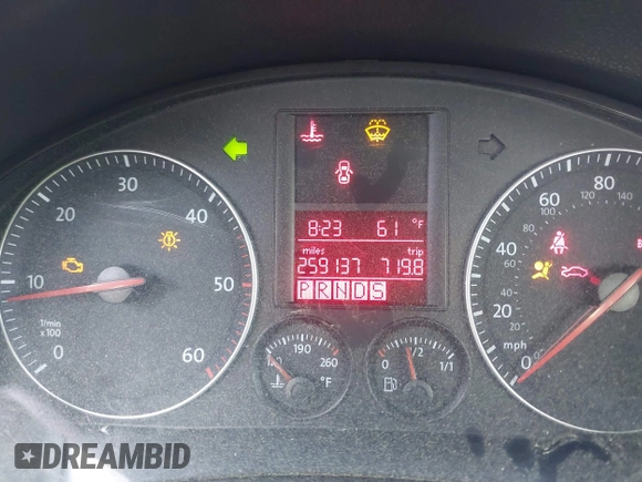 2006 Volkswagen Jetta 1.9L TDI с VIN 3VWST71K86M753562, выставлен на аукционе IAAI как лот 42206104 с пробегом 259 137 миль миль и . История ставок и продаж доступна на DreamBid. Изображение 7.