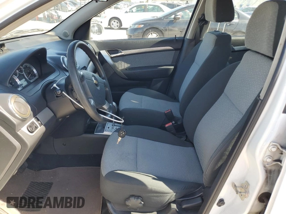 2009 Chevrolet Aveo 2LT with VIN KL1TG66E49B385473, listed as a Copart auction lot 48433685 with 91,994 mi miles and Salvage title. Bid and sale history available at DreamBid. Image 7.