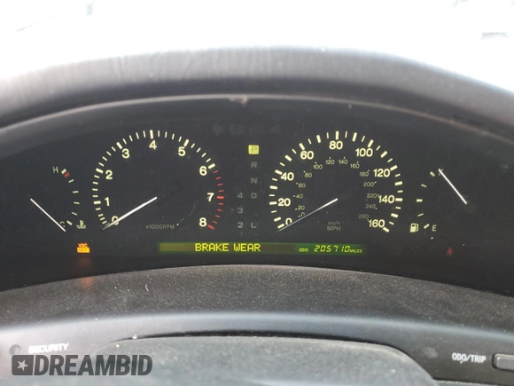 1999 Lexus LS 400 z VIN JT8BH28F7X0154767, wystawiony jako Copart lot #59838805 z przebiegiem 205 710 mil mil oraz Szkoda całkowita • Salvage title. Historia ofert i sprzedaży dostępna na DreamBid. Obrazek 9.