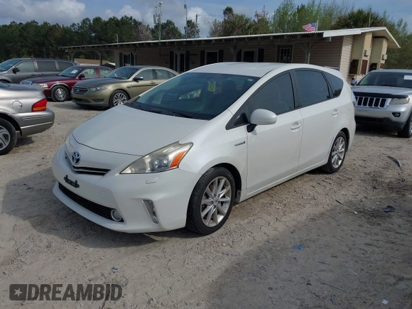 2012 Toyota Prius Two with VIN JTDZN3EU4C3022091, listed as a IAAI auction lot 41956581 with 171,422 mi miles and . Bid and sale history available at carsss.com. Image 17.
