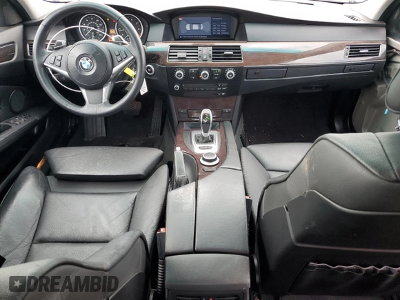 2008 BMW 5 Series 550i with VIN WBANW53568CT54587, listed as a Copart auction lot 48753895 with 334,360 mi miles and Salvage Title. Bid and sale history available at carsss.com. Image 8.