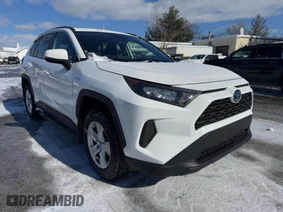 2021 Toyota RAV4 Hybrid LE with VIN 2T3M6RFV6MW00885, listed as a Copart auction lot 46148215 with 171,261 mi miles and Clean Title. Bid and sale history available at carsss.com. Image 1.