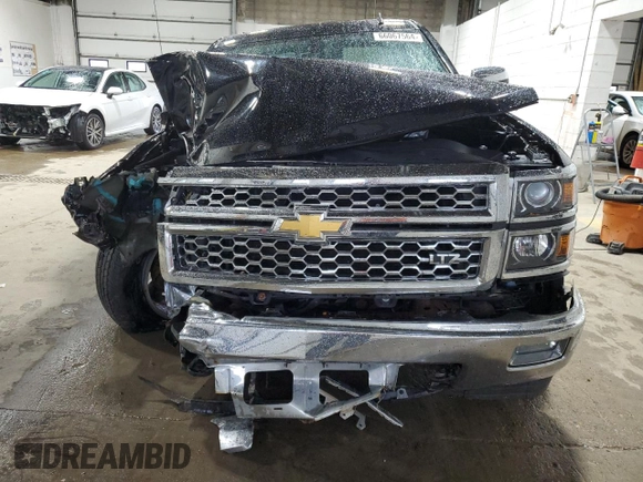 2014 Chevrolet Silverado 1500 LTZ with VIN 1GCVKSEJ7EZ319699, listed as a Copart auction lot 66067564 with 44,786 mi miles and Salvage Title. Bid and sale history available at DreamBid. Image 5.