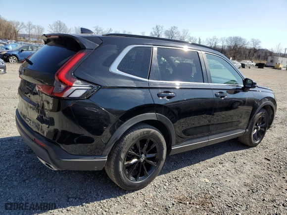 2024 Honda CR-V Hybrid Sport with VIN 2HKRS6H58RH802901, listed as a Copart auction lot 53759205 with 24,693 mi miles and Salvage Title. Bid and sale history available at carsss.com. Image 3.