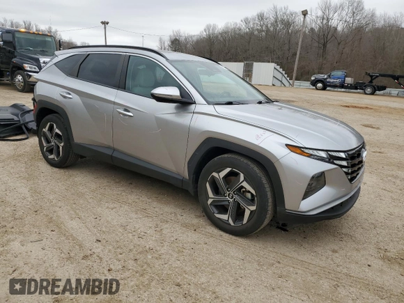 2023 Hyundai Tucson SEL with VIN 5NMJF3AE7PH239991, listed as a Copart auction lot 47368585 with 26,075 mi miles and Salvage Title. Bid and sale history available at carsss.com. Image 4.