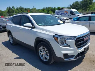 2023 GMC Terrain SLE with VIN 3GKALTEGXPL238040, listed as a IAAI auction lot 42350767 with 31,124 mi miles and . Bid and sale history available at DreamBid. Image 1.