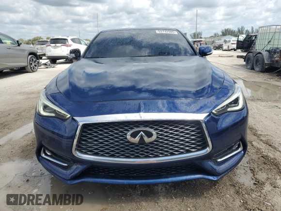 2017 Infiniti Q60 Sport with VIN JN1EV7EL0HM553886, listed as a Copart auction lot 53742985 with 64,260 mi miles and Clean Title. Bid and sale history available at DreamBid. Image 5.