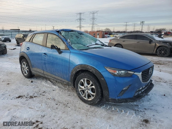 2016 Mazda CX-3 Sport with VIN JM1DKFB74G0132603, listed as a Copart auction lot 45465775 with 49,067 mi miles and Salvage Title. Bid and sale history available at carsss.com. Image 4.