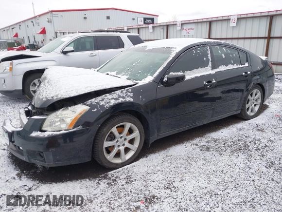 2007 Nissan Maxima 3.5 SE with VIN 1N4BA41E07C801422, listed as a IAAI auction lot 41483411 with 162,467 mi miles. Bid and sale history available at carsss.com. Image 2.