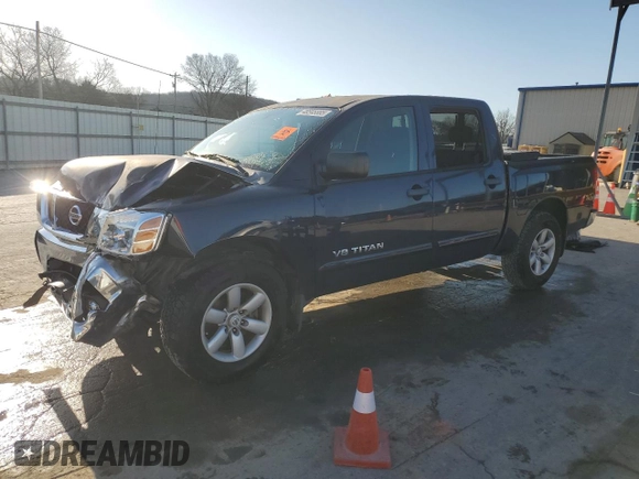 2011 Nissan Titan SV with VIN 1N6BA0ED8BN300633, listed as a Copart auction lot 48545885 with 102,998 mi miles and Salvage Title. Bid and sale history available at DreamBid. Image 1.
