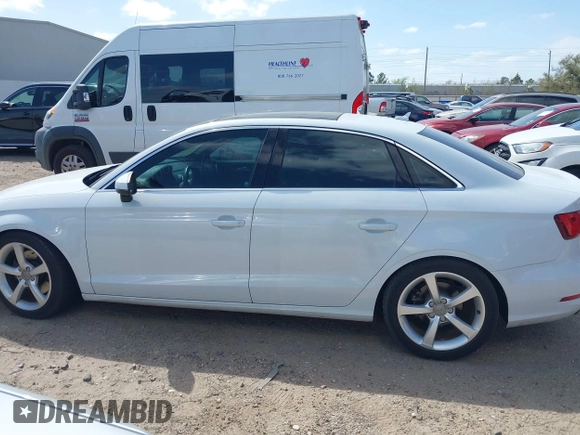 2015 Audi A3 1.8T Premium with VIN WAUACGFF0F1033693, listed as a IAAI auction lot 41823346 with 70,140 mi miles. Bid and sale history available at carsss.com. Image 14.