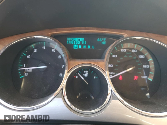 2011 Buick Enclave CXL-1 with VIN 5GAKRBED8BJ313642, listed as a Copart auction lot 48658205 with 108,130 mi miles and Salvage Title. Bid and sale history available at carsss.com. Image 9.
