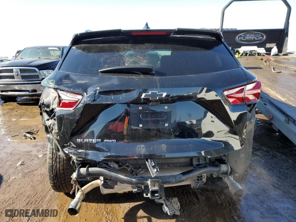 2019 Chevrolet Blazer with VIN 3GNKBHRS9KS700320, listed as a Copart auction lot 42675355 with 53,417 mi miles and Salvage Title. Bid and sale history available at carsss.com. Image 6.