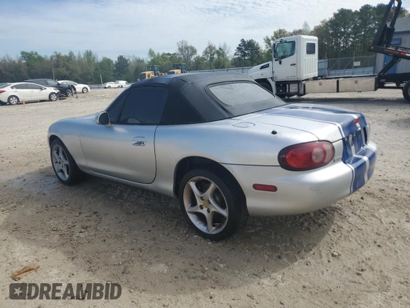 2003 Mazda MX-5 Miata Cloth with VIN JM1NB353430304103, listed as a Copart auction lot 50574245 with Not provided miles and Salvage title. Bid and sale history available at DreamBid. Image 2.