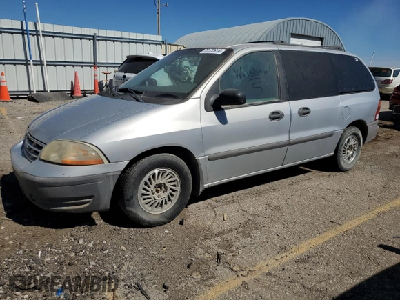 1999 Ford Windstar LX with VIN 2FMZA5140XBA04377, listed as a Copart auction lot 73172914 with 176,663 mi miles and Salvage Title. Bid and sale history available at carsss.com. Image 1.