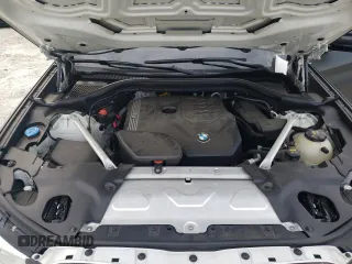 2020 BMW X4 xDrive30i with VIN 5UX2V1C06L9B44021, listed as a Copart auction lot 43767425 with 55,327 mi miles and Salvage Title. Bid and sale history available at carsss.com. Image 12.