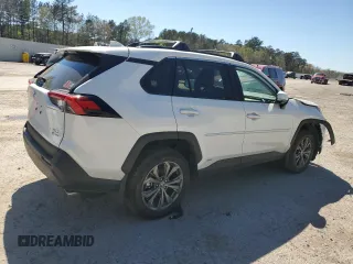 2025 Toyota RAV4 Hybrid XLE Premium with VIN 2T3B6RFVXSW084227, listed as a Copart auction lot 48907275 with 1,692 mi miles and Salvage Title. Bid and sale history available at DreamBid. Image 3.