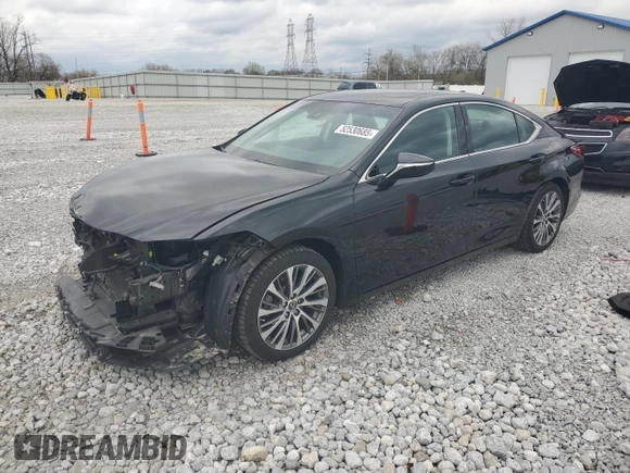 2019 Lexus ES 350 with VIN 58ABZ1B12KU030028, listed as a Copart auction lot 52530685 with 47,322 mi miles and Salvage Title. Bid and sale history available at DreamBid. Image 1.