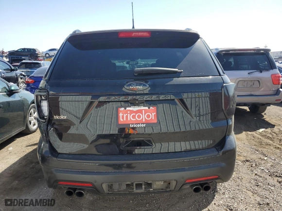 2019 Ford Explorer Sport with VIN 1FM5K8GT0KGA73308, listed as a Copart auction lot 71674294 with 63,206 mi miles and Salvage Title. Bid and sale history available at carsss.com. Image 6.