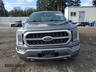 2023 Ford F-150 XL with VIN 1FTFW1E84PFB68860, listed as a Copart auction lot 43995925 with 11,457 mi miles and Salvage title. Bid and sale history available at DreamBid. Image 5.