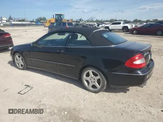 2009 Mercedes-Benz CLK-Class 3.5L with VIN WDBTK56F19F263557, listed as a Copart auction lot 86165554 with 0 mi miles and Clean Title. Bid and sale history available at carsss.com. Image 2.