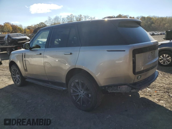 2023 Land Rover Range Rover SE with VIN SALKP9FU6PA019751, listed as a Copart auction lot 76488664 with 23,969 mi miles and Salvage Title. Bid and sale history available at carsss.com. Image 2.