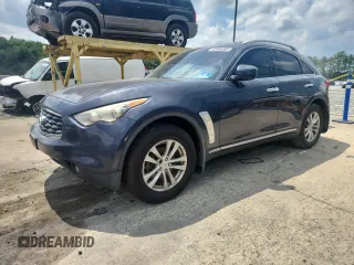 2010 Infiniti FX with VIN JN8AS1MW7AM851164, listed as a Copart auction lot 63496365 with Not provided miles and Salvage title. Bid and sale history available at DreamBid. Image 1.