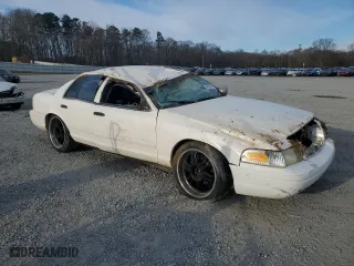 2001 Ford Crown Victoria Police Pkg Police Interceptor with VIN 2FAFP71W91X128988, listed as a Copart auction lot 46935425 with 238,181 mi miles and Salvage Title. Bid and sale history available at carsss.com. Image 4.