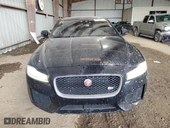 2017 Jaguar XF S with VIN SAJBG4BV1HCY37243, listed as a Copart auction lot 42147675 with 92,250 mi miles and Salvage Title. Bid and sale history available at carsss.com. Image 5.