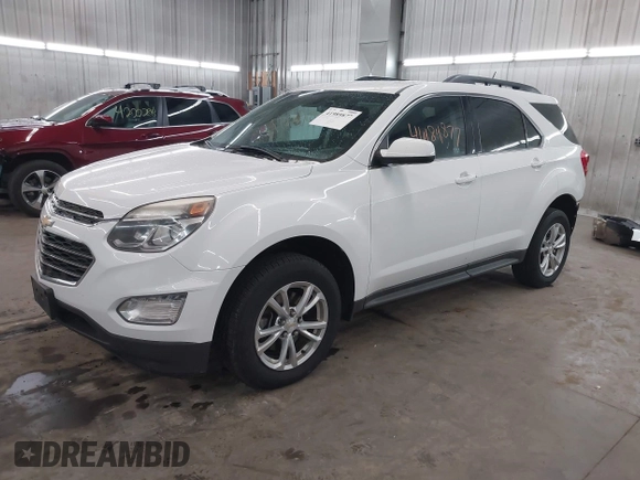 2017 Chevrolet Equinox LT with VIN 2GNALCEK4H1543608, listed as a IAAI auction lot 41989877 with 105,008 mi miles. Bid and sale history available at carsss.com. Image 2.