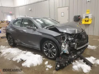 2021 Lexus UX with VIN JTHX9JBH8M2047296, listed as a Copart auction lot 87916535 with 10,297 mi miles and Salvage Title. Bid and sale history available at carsss.com. Image 4.