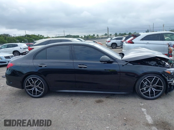 2024 Mercedes-Benz C 300 with VIN W1KAF4GBXRR231973, listed as a IAAI auction lot 41324526 with Not Provided miles and . Bid and sale history available at DreamBid. Image 14.