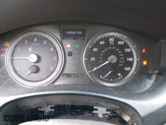 2007 Lexus ES 350 with VIN JTHBJ46G772006697, listed as a IAAI auction lot 42083519 with 153,752 mi miles. Bid and sale history available at carsss.com. Image 7.