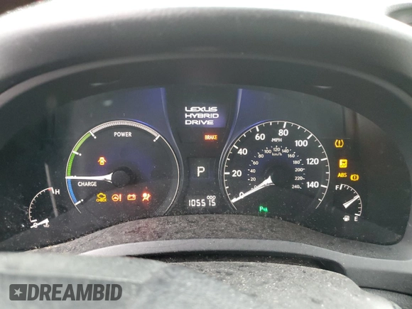2010 Lexus RX 450h with VIN JTJBC1BA2A2022273, listed as a Copart auction lot 57465834 with 105,515 mi miles and Salvage Title. Bid and sale history available at DreamBid. Image 9.