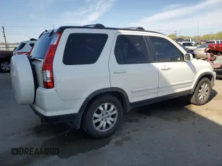 2005 Honda CR-V EX SE with VIN JHLRD789X5C032227, listed as a Copart auction lot 52847815 with 302,341 mi miles and Salvage Title. Bid and sale history available at carsss.com. Image 3.