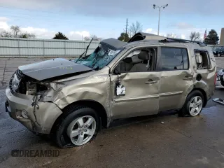 2009 Honda Pilot EX-L with VIN 5FNYF48649B034832, listed as a Copart auction lot 49150534 with 268,496 mi miles and Salvage title. Bid and sale history available at DreamBid. Image 1.