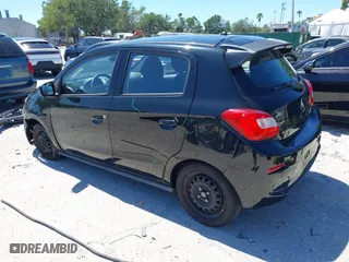 2017 Mitsubishi Mirage ES with VIN ML32A3HJ2HH017841, listed as a IAAI auction lot 42020596 with 112,959 mi miles. Bid and sale history available at carsss.com. Image 3.